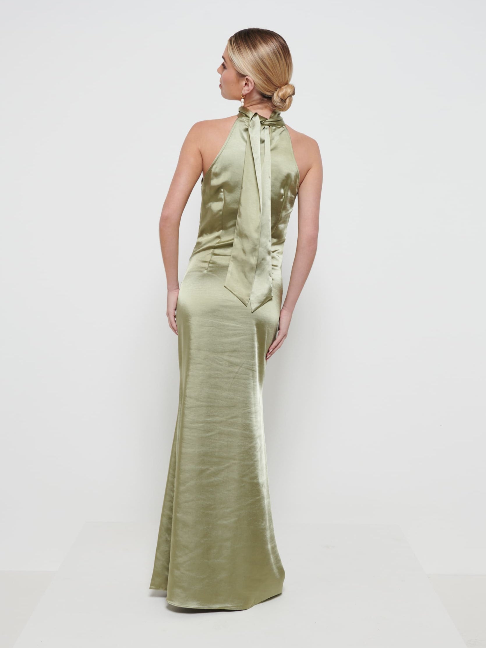 odelle maxi bridesmaid dress Odelle Mermaid Maxi Dress Gray / L: 10-12 at Rebdolls