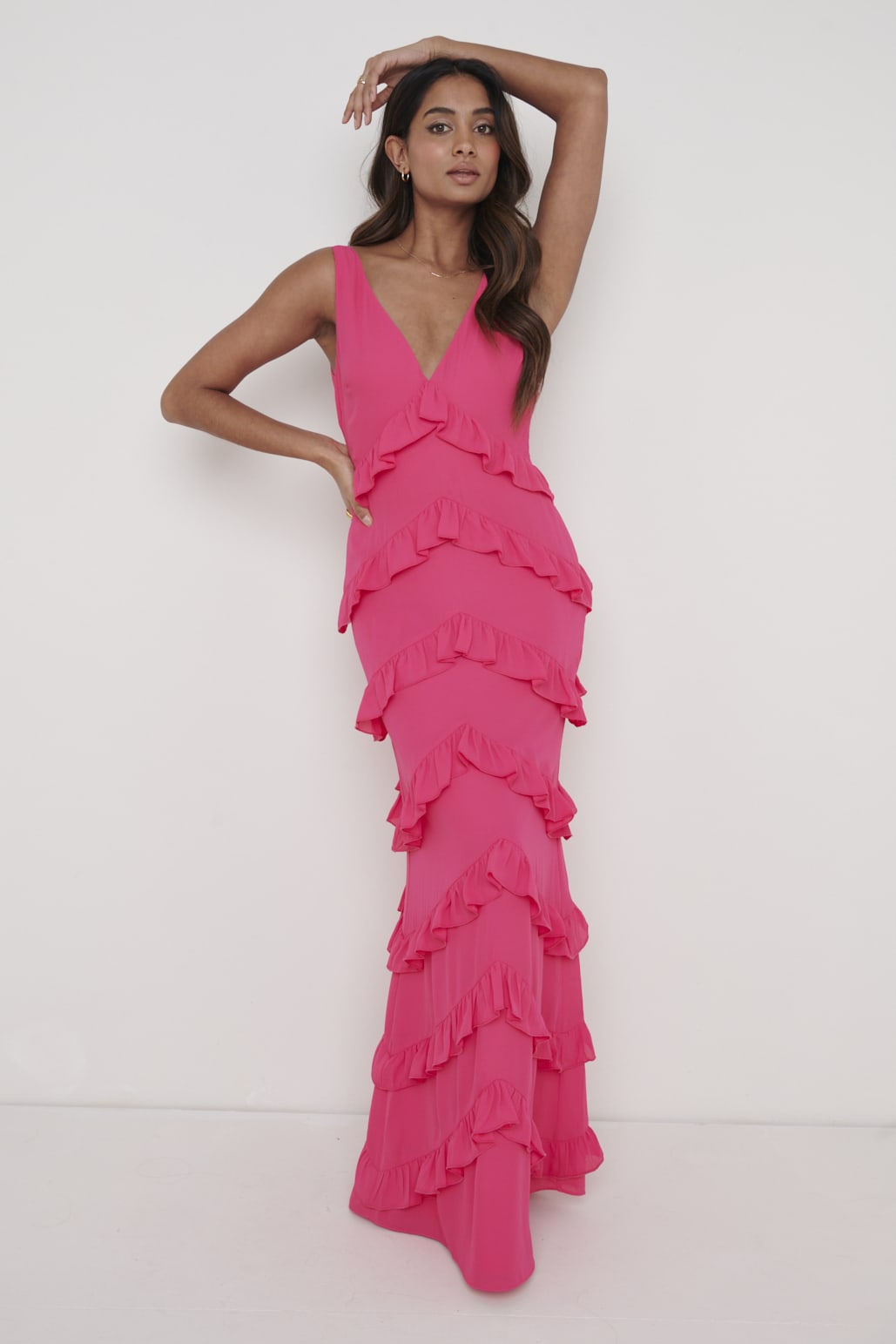 Piper Ruffle Maxi Dress