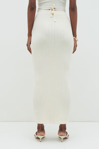 Poppy Tie Detail Knit Skirt - Cream – Pretty Lavish Poppy Tie Detail Knit Skirt - Cream – Pretty Lavish