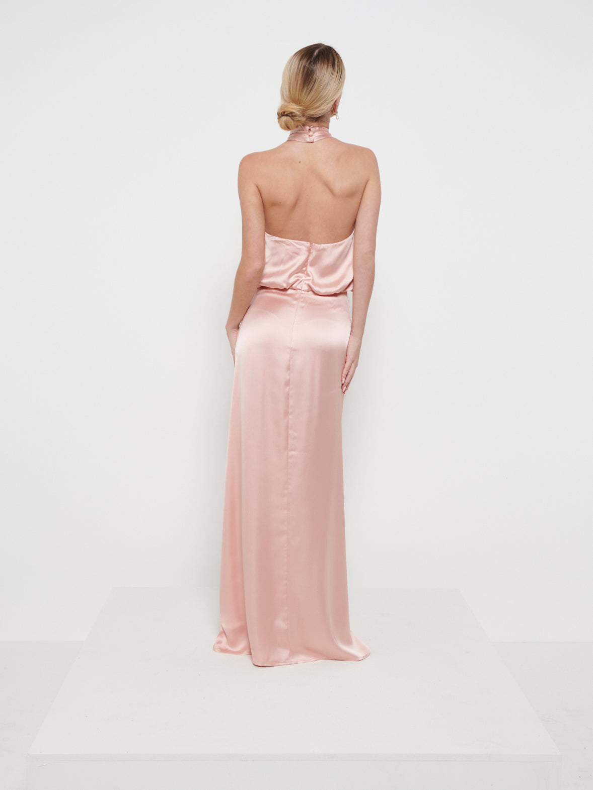 Sammie Recycled Maxi Bridesmaid Dress - Matte True Blush