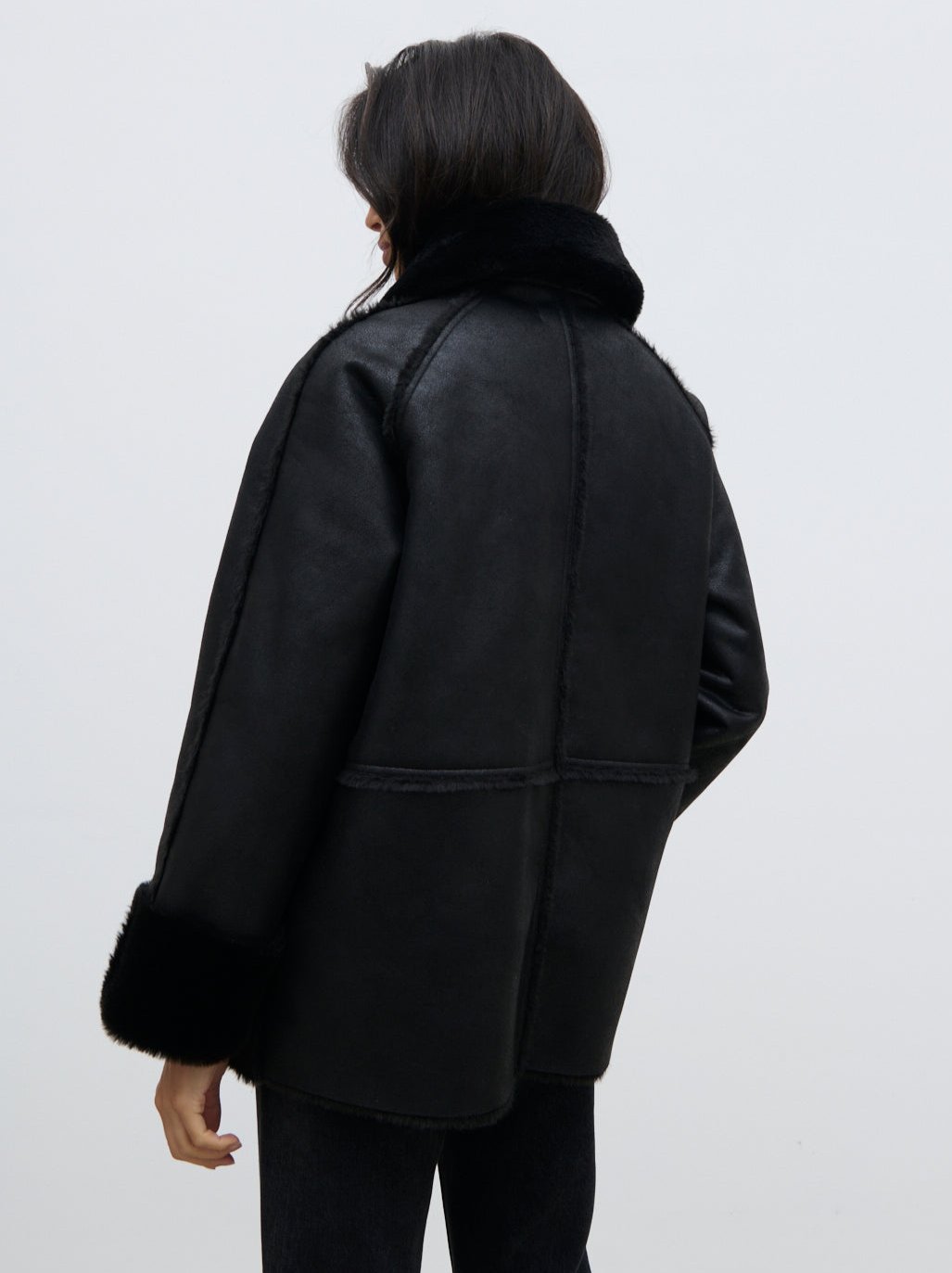 Sawyer Aviator Coat - Black