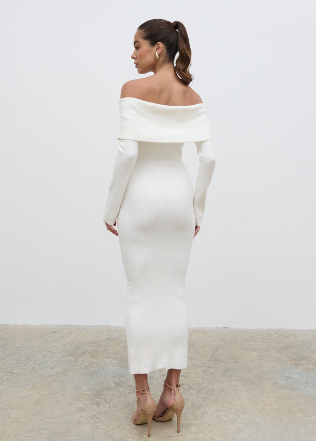 Soreya Bardot Knit Dress