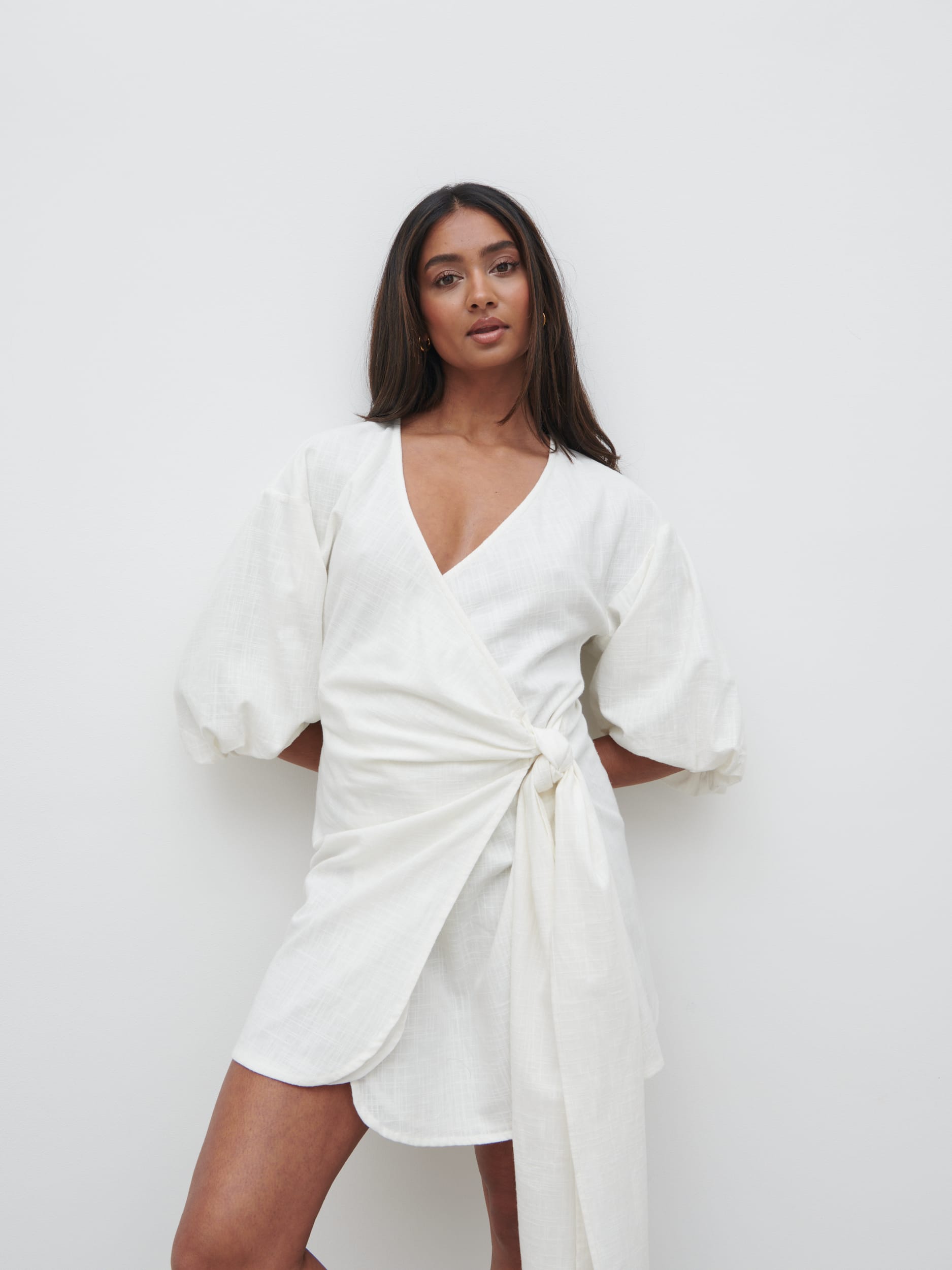 wrapped mini dress Tamara Wrap Mini Dress