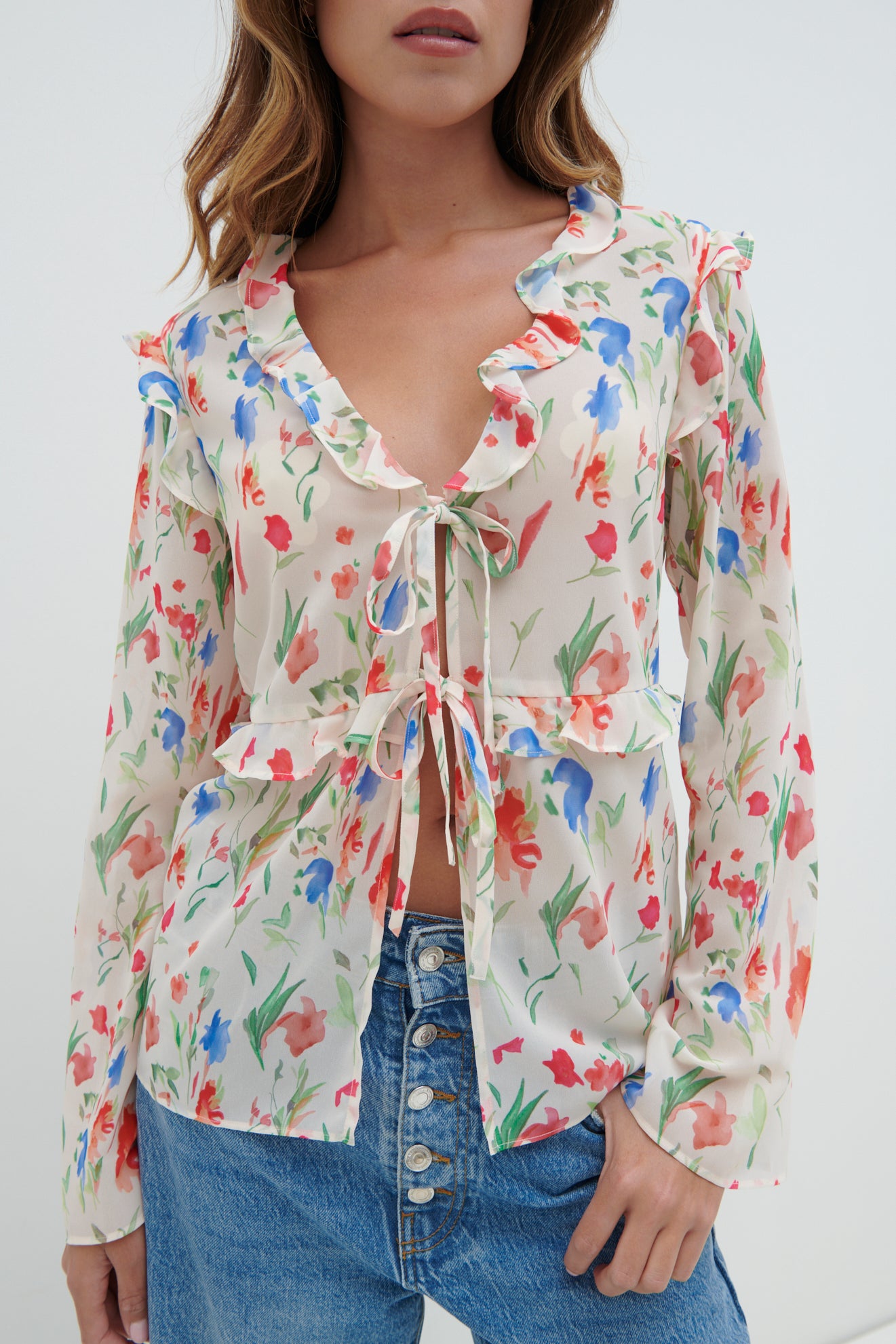 Buy Susan Floral Blouse for Women Online in India