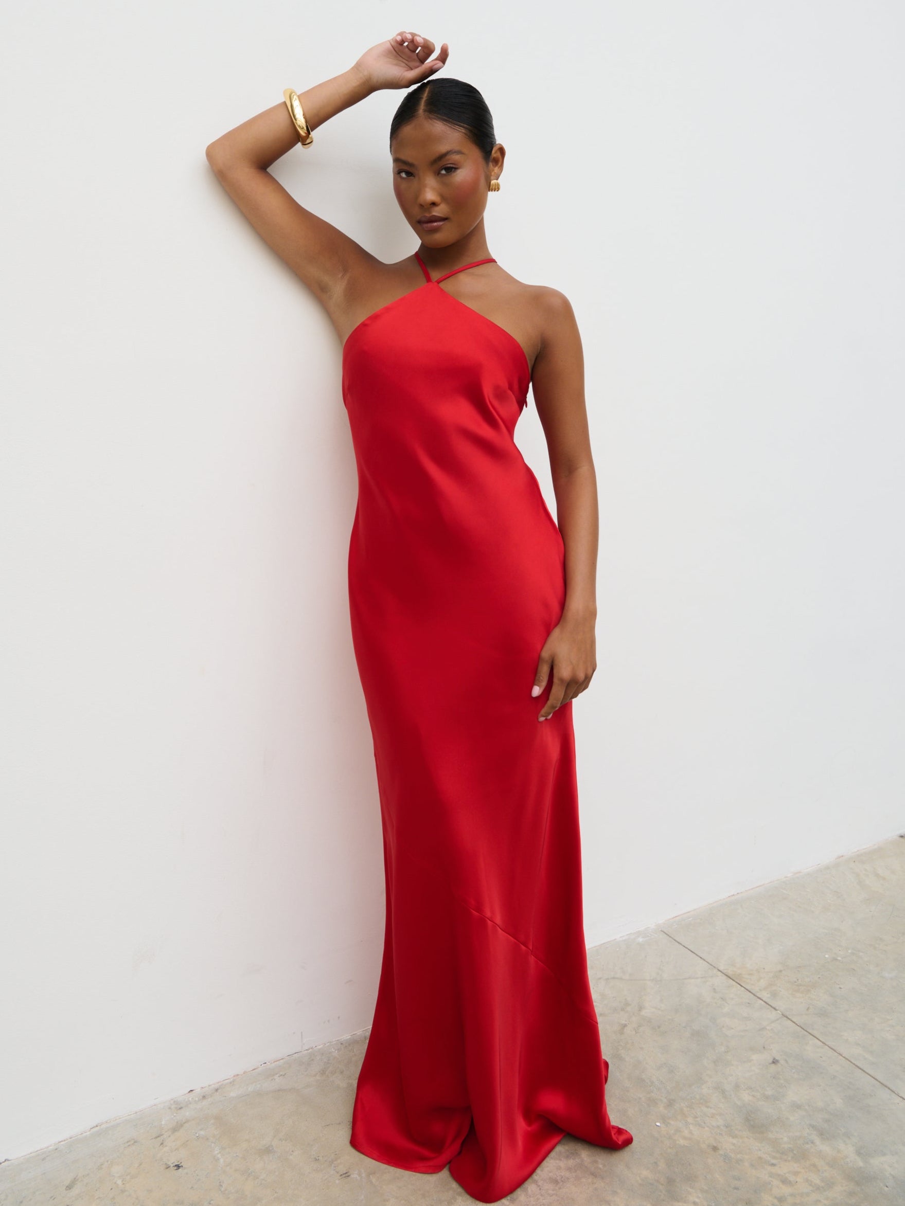 Bodycon Halter Neck Dress Yvette Halter Neck Maxi Dress Red Pretty Lavish Bodycon Halter Neck Dress Yvette Halter Neck Maxi Dress Red Pretty Lavish