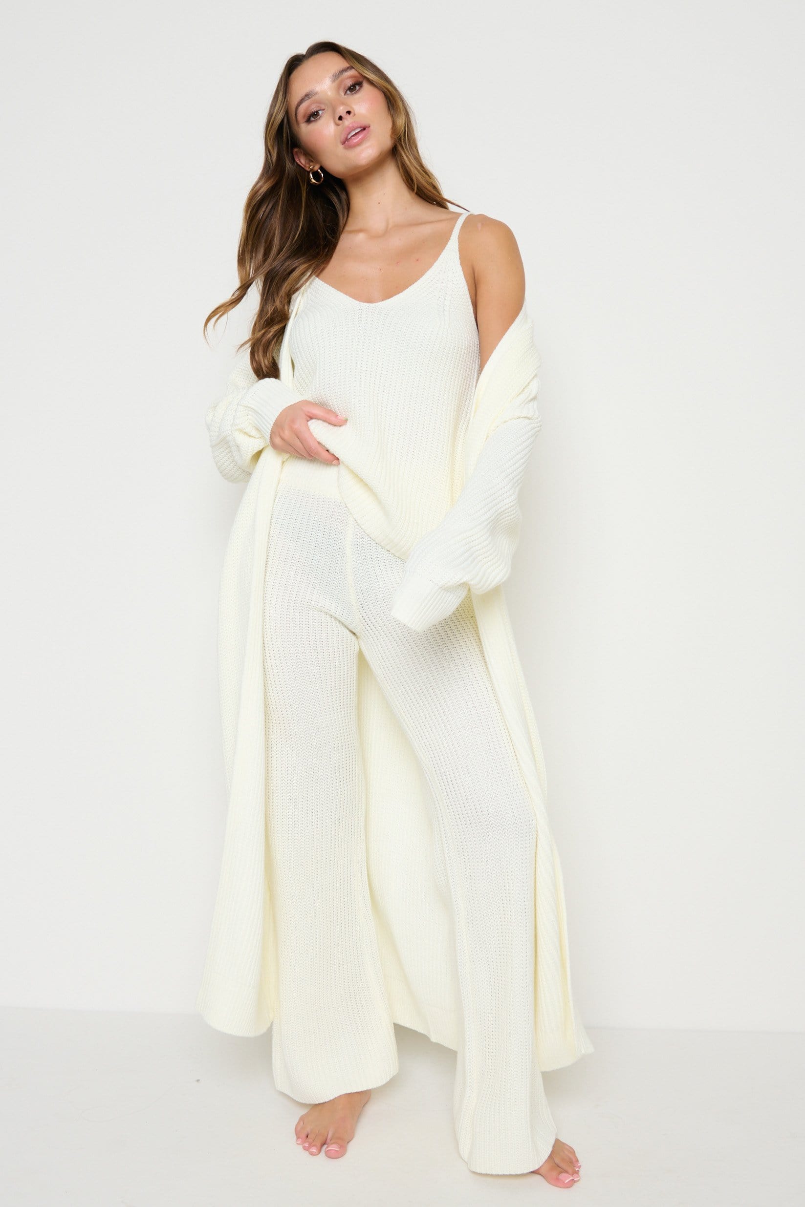 White maxi cardigan Clearance