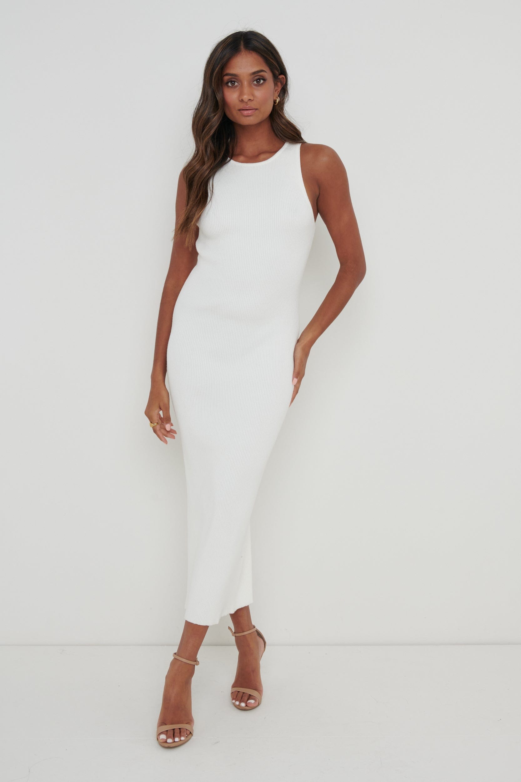 2 Ribbed Bodycon Midi Dresses That Are Flattering & Comfy (For
