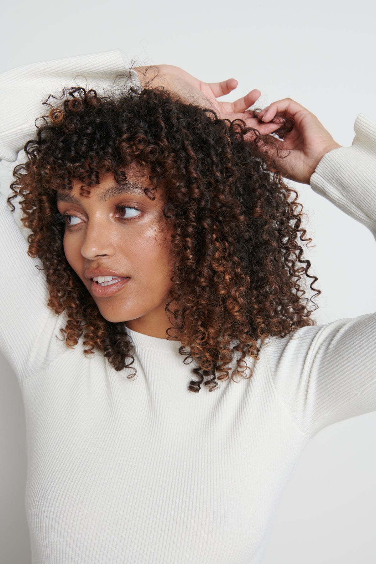 Jayla Long Sleeve Knit Top - Cream – Pretty Lavish