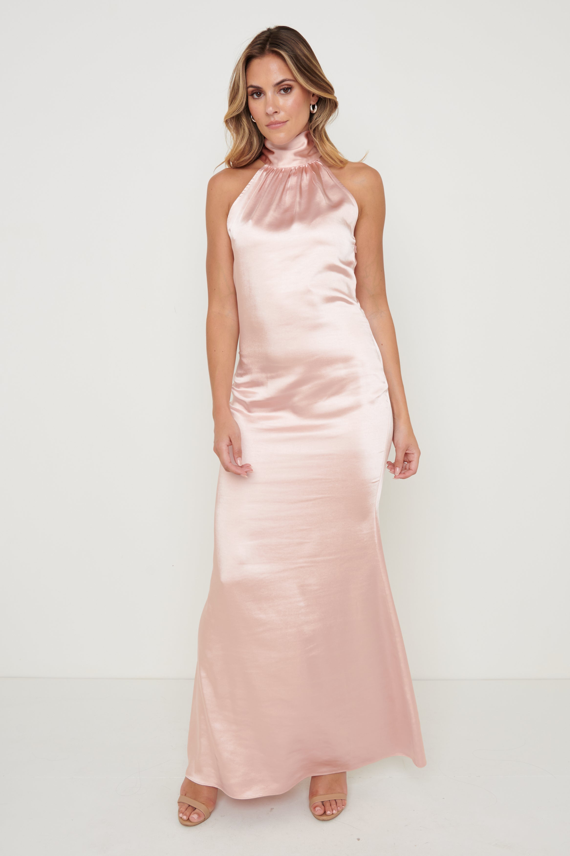 Odelle Maxi Bridesmaid Dress - Matte True Blush