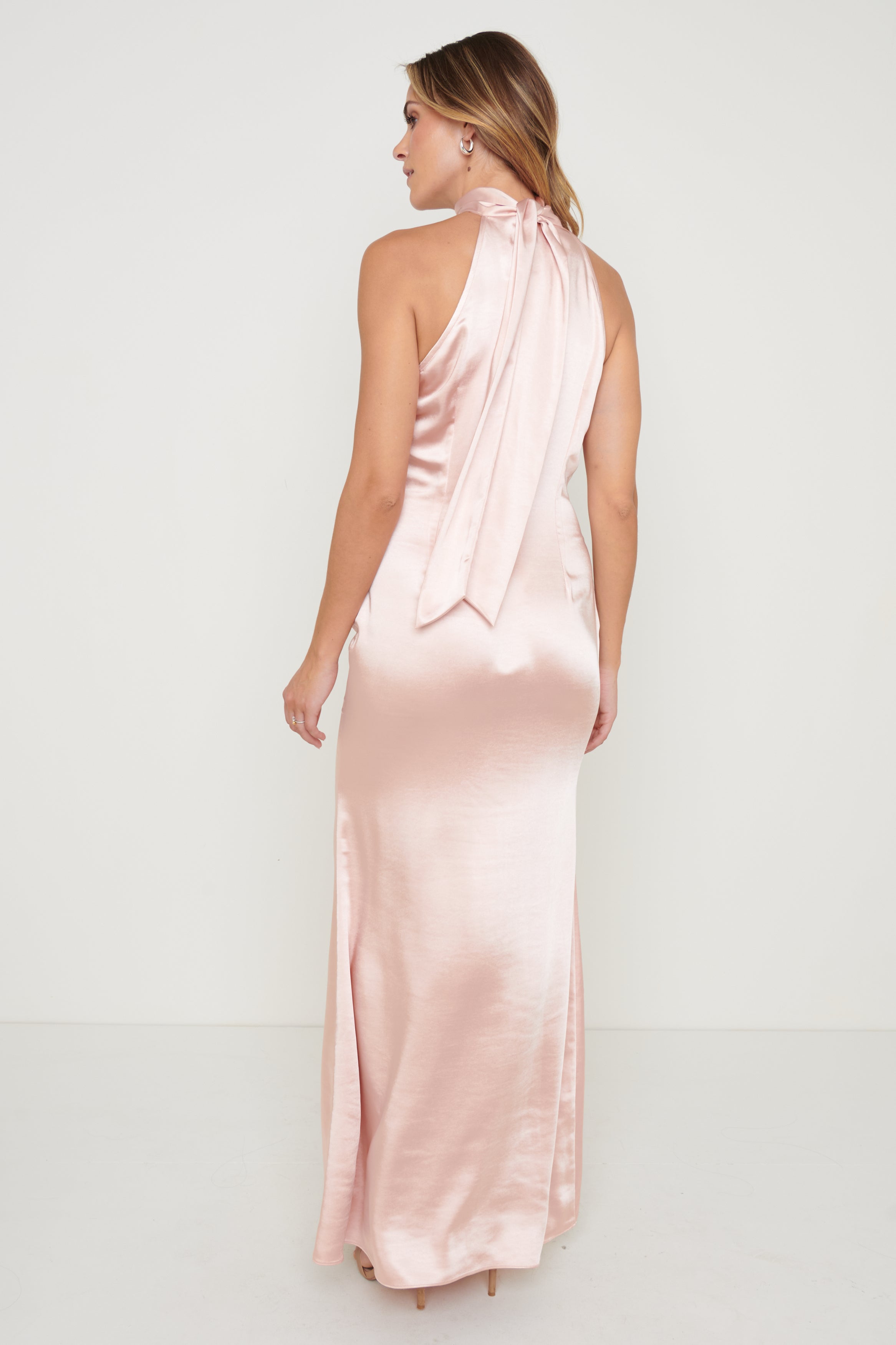 Odelle Maxi Bridesmaid Dress - Matte True Blush