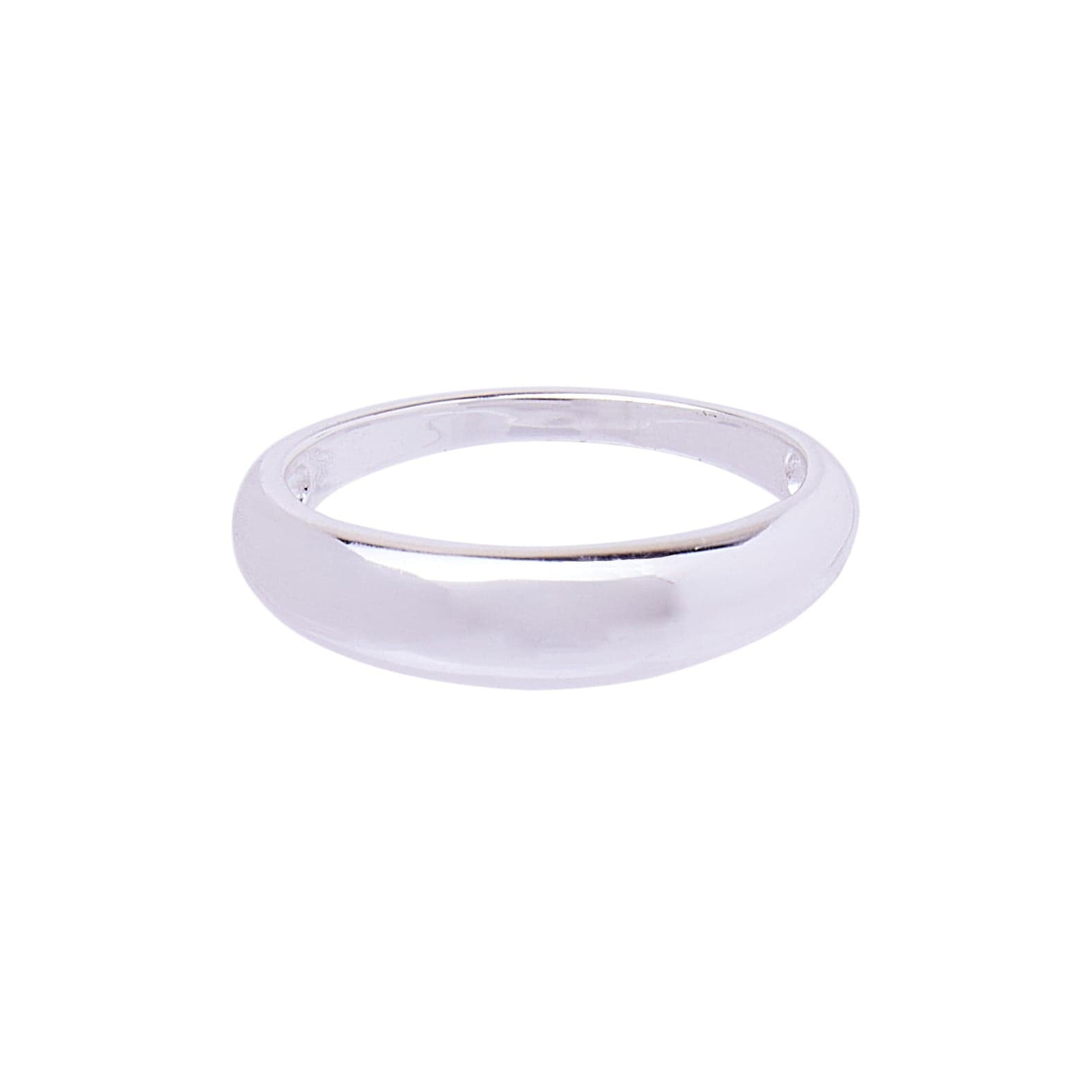 Renetta Thin Band Ring - Recycled Silver