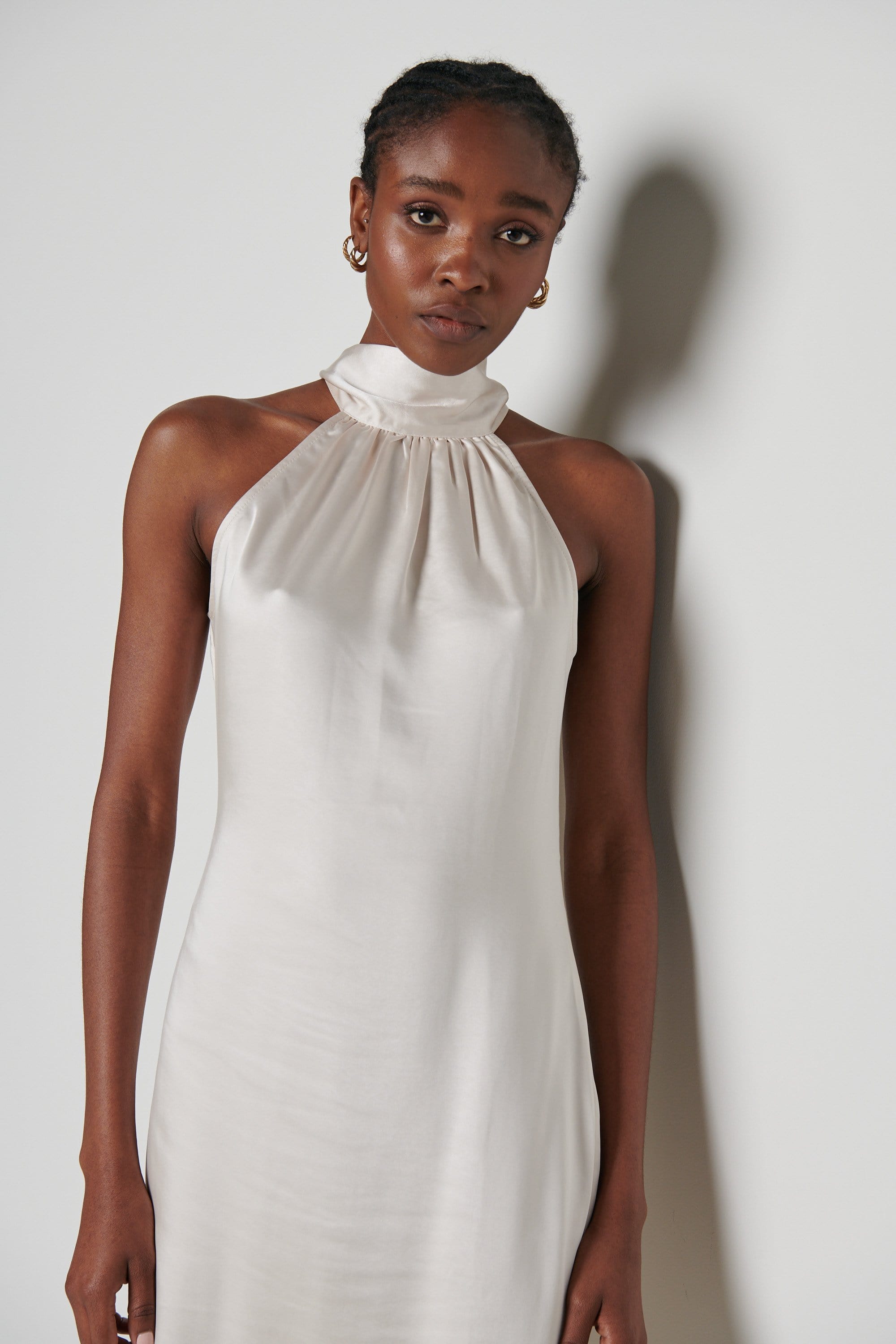 Gigi VIP Luxe Black Rhinestone High-neck Bandage Bodycon Dress – Nazz  Collection
