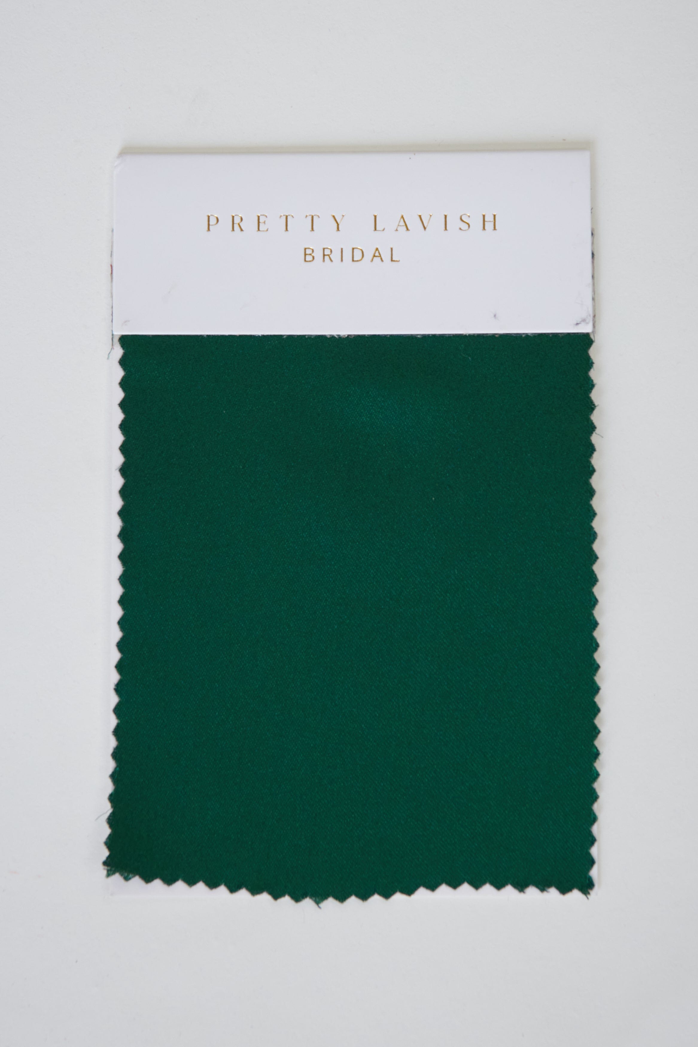 Recycled Satin Emerald Bridesmaid Swatch