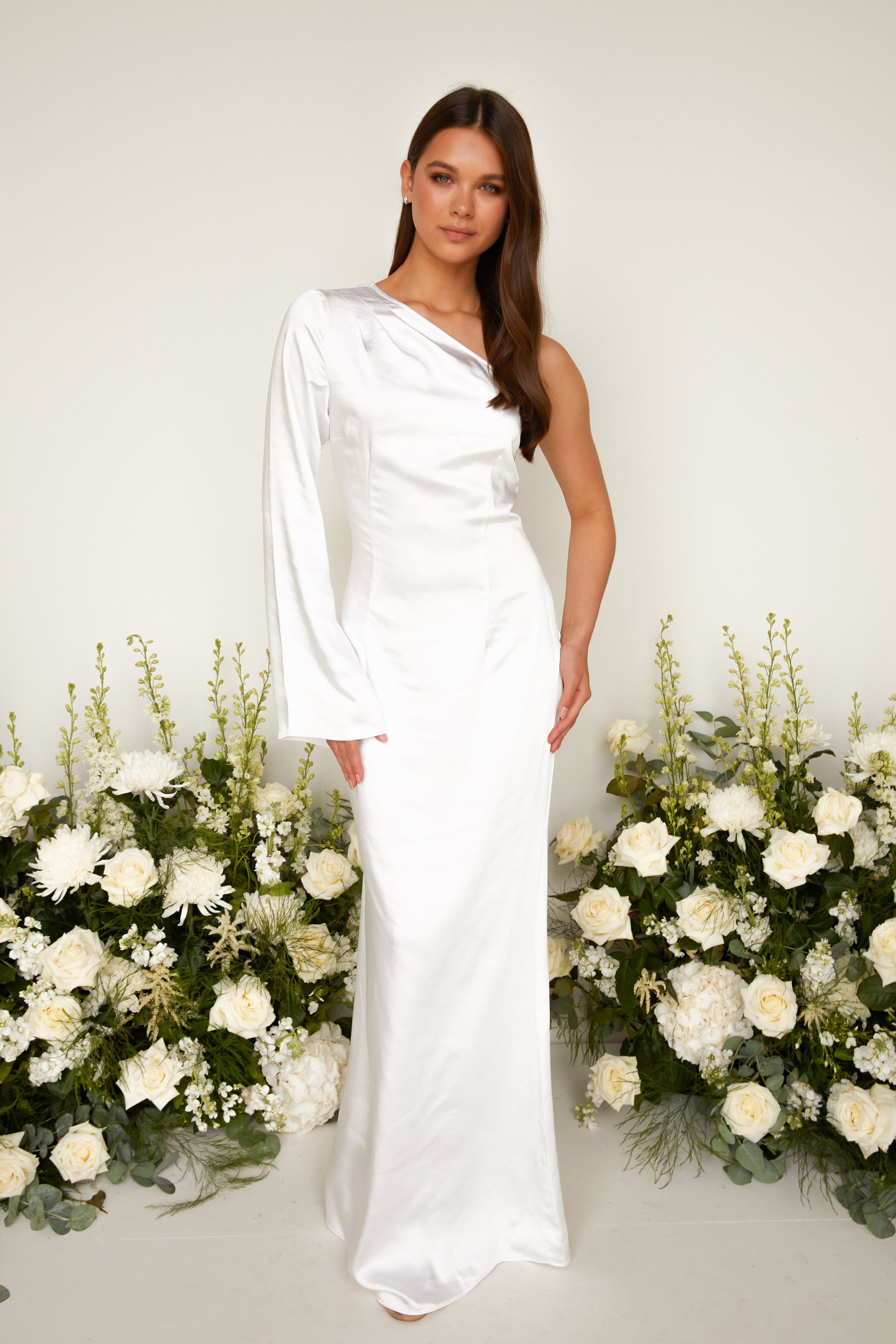 Rosie Maxi Bridesmaid Dress - Matte Ivory
